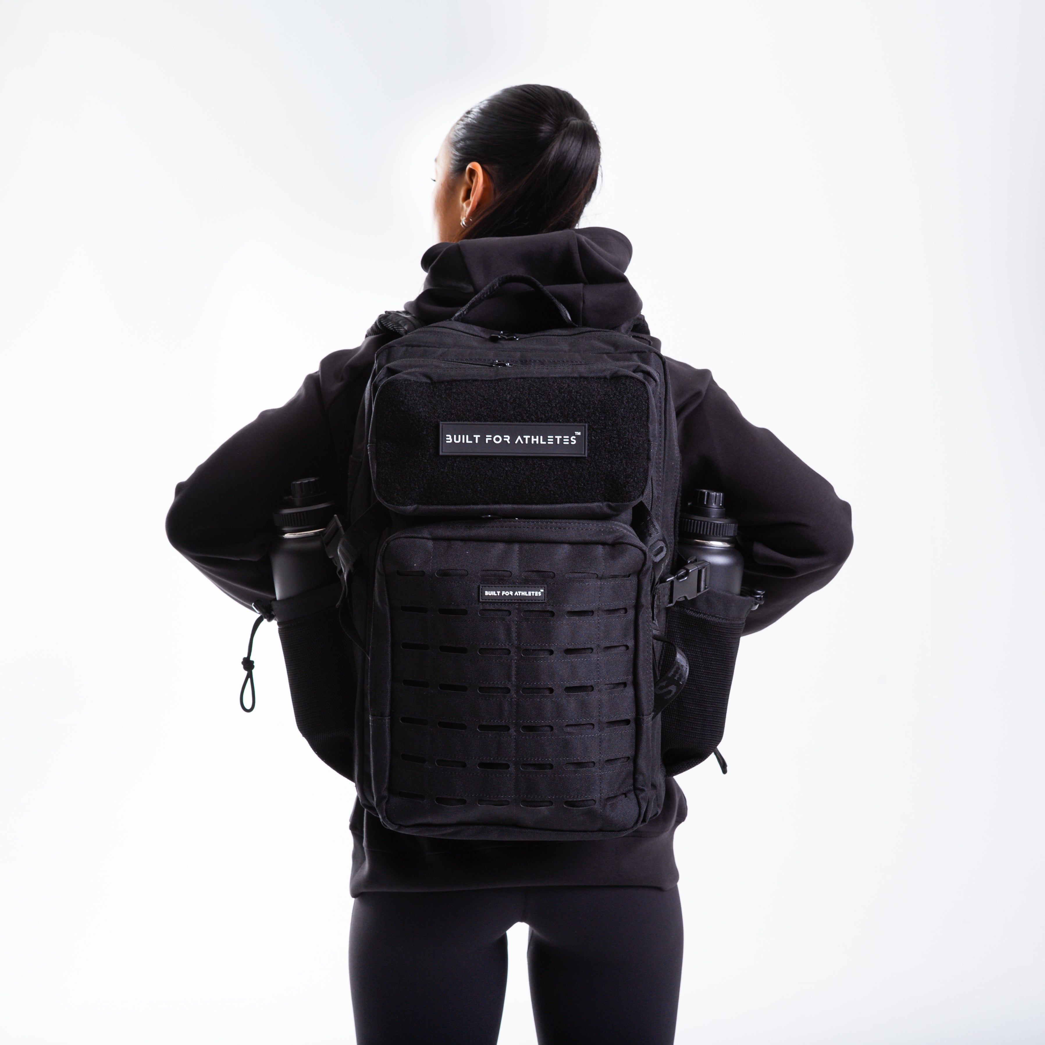 Large Black 45L Gym Backpack