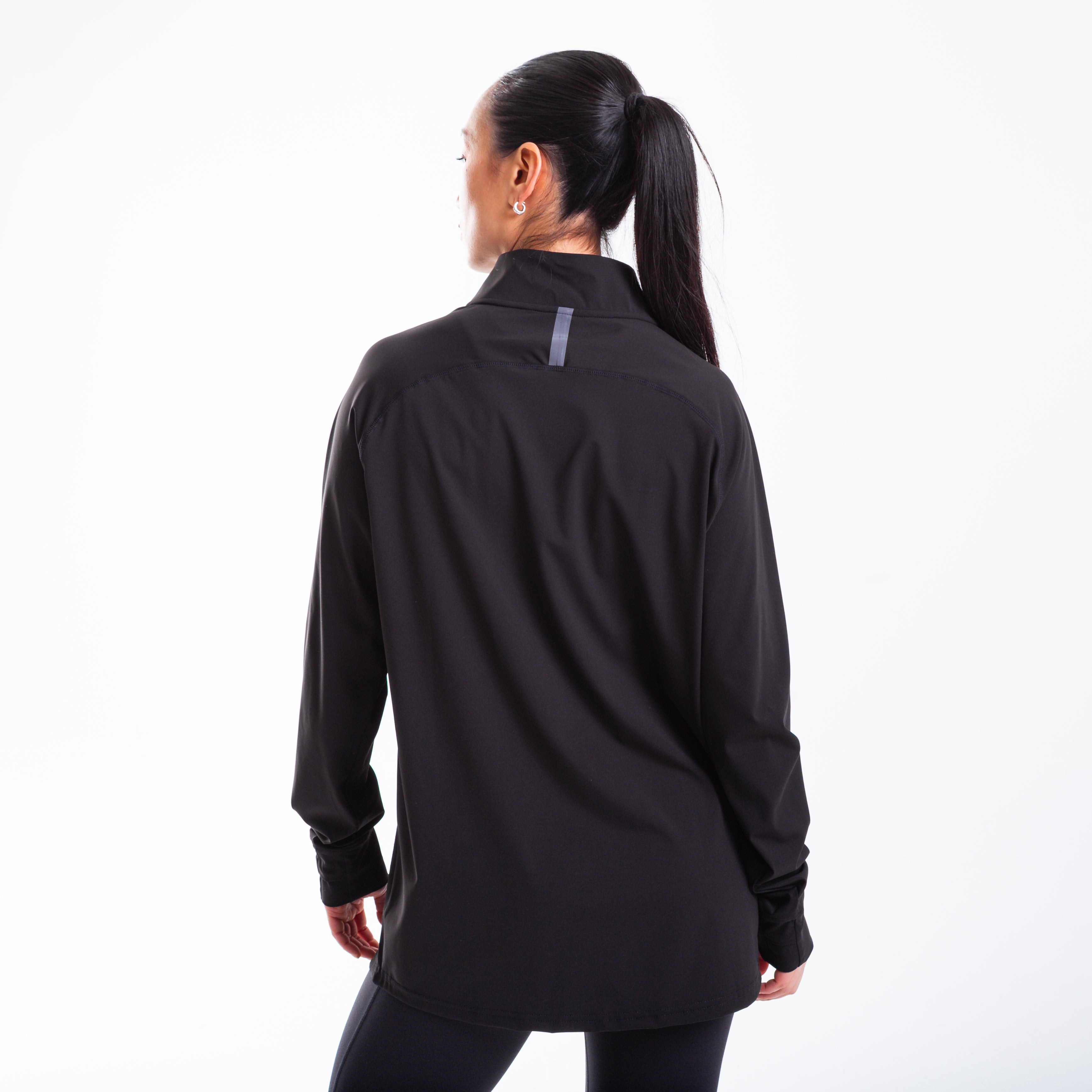Women's Black 1/4 Zip Pullover
