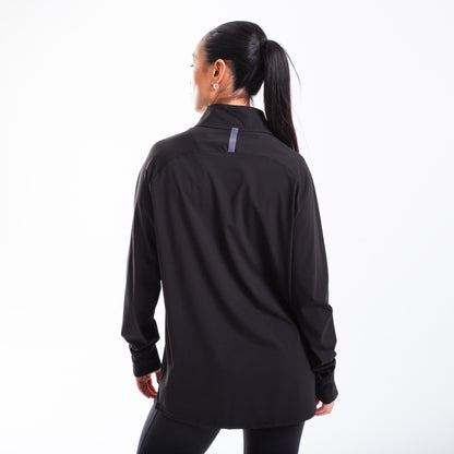 Women's Black 1/4 Zip Pullover
