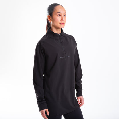 Women's Black 1/4 Zip Pullover