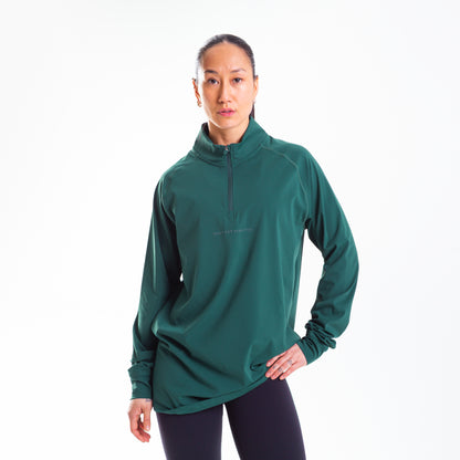 Women's Forest Green 1/4 Zip Pullover