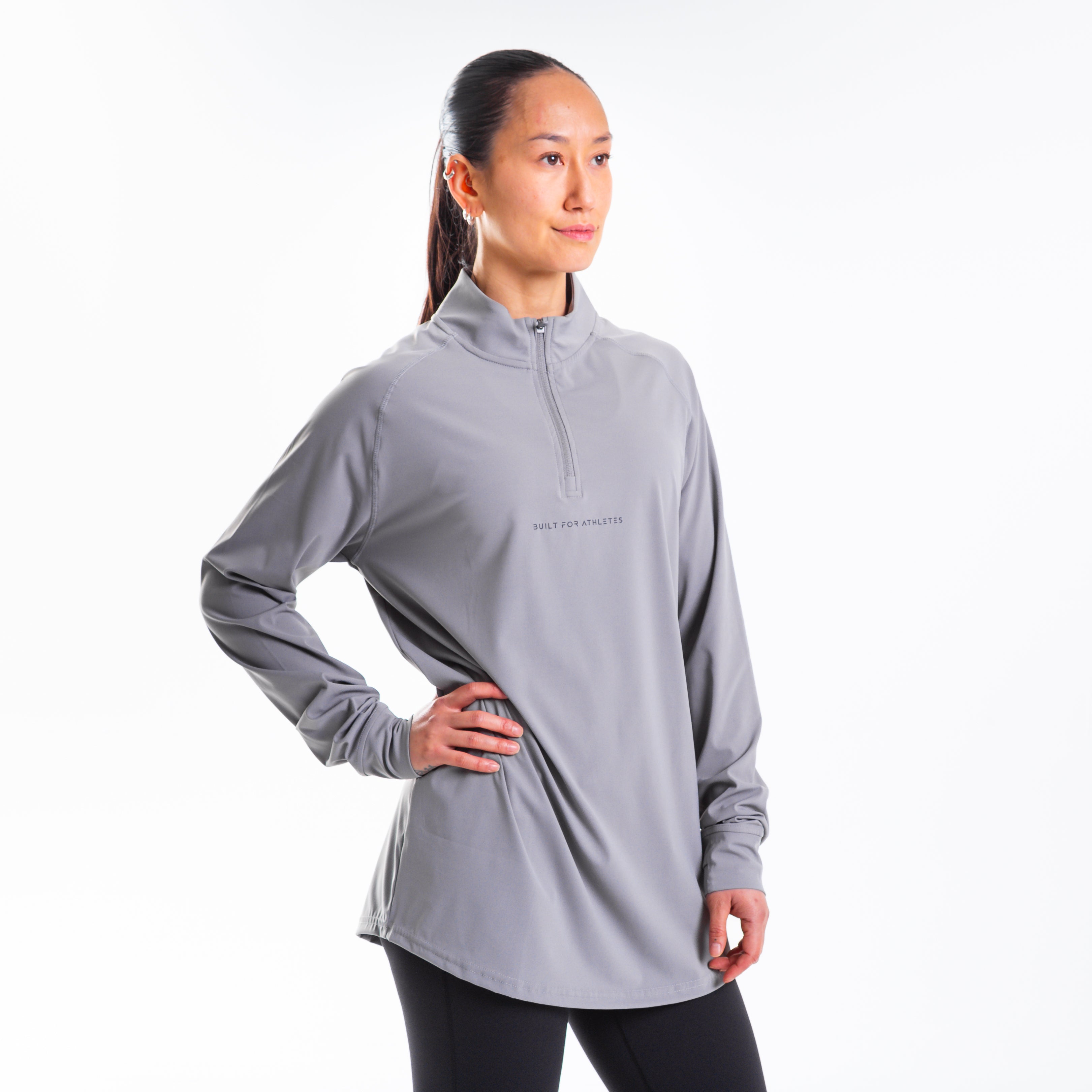 Women's Concrete 1/4 Zip Pullover