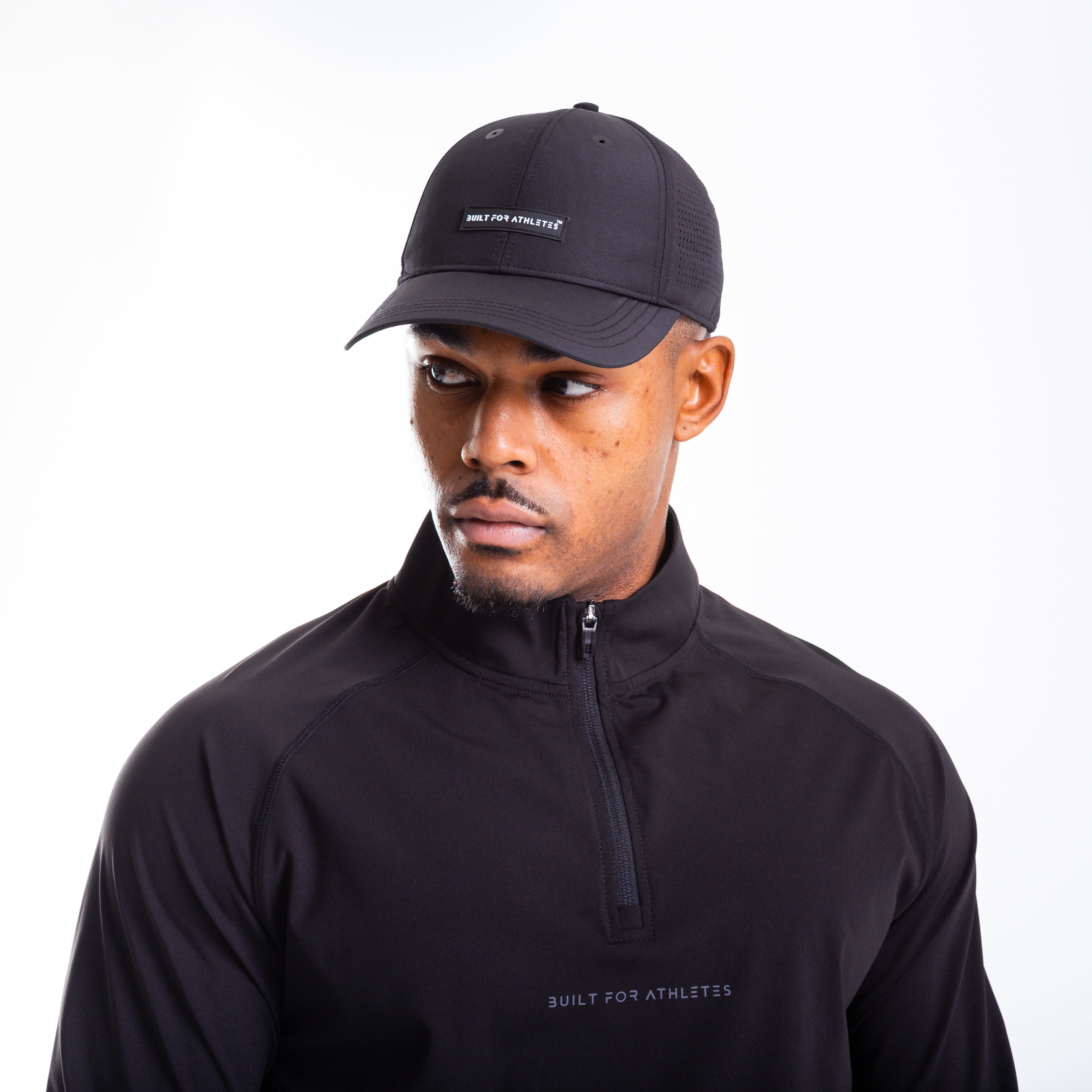 Unisex Black Training Cap