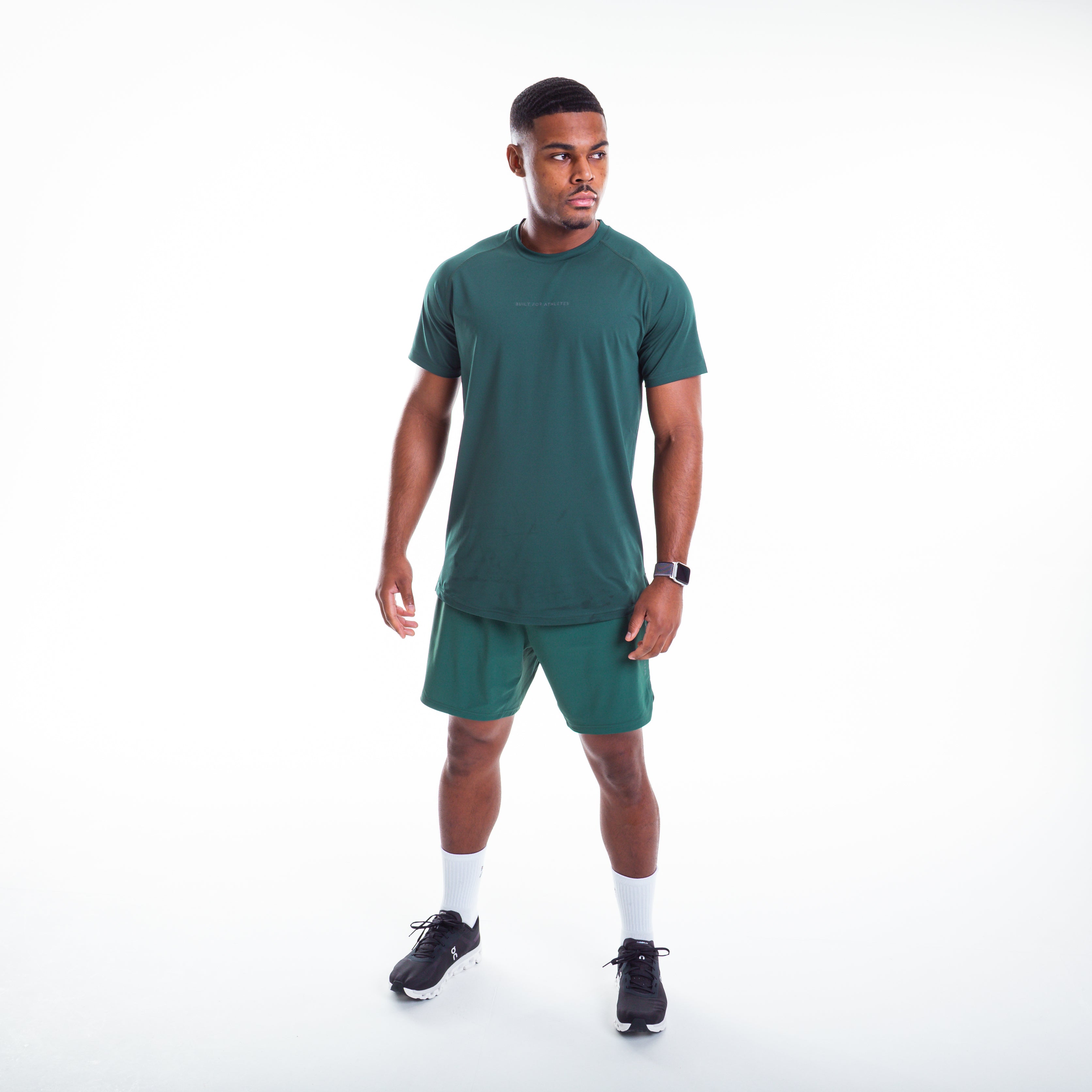 Men's Forest Green Training T-Shirt