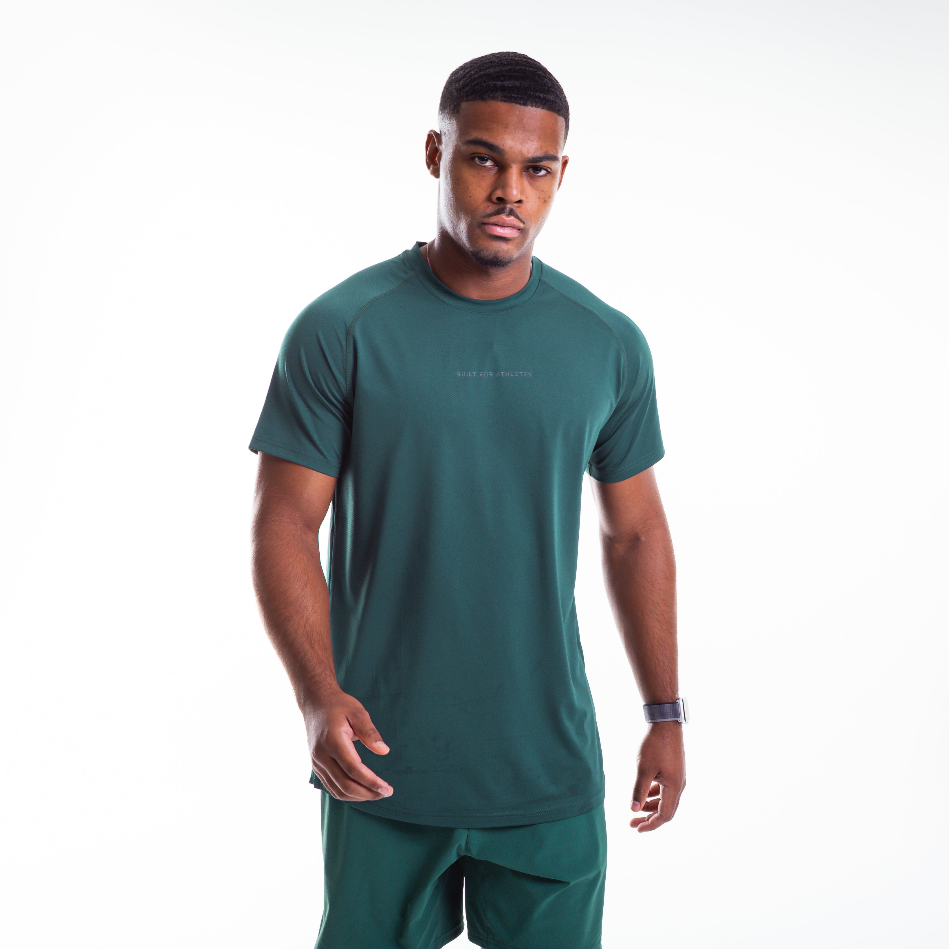 Men's Forest Green Training T-Shirt