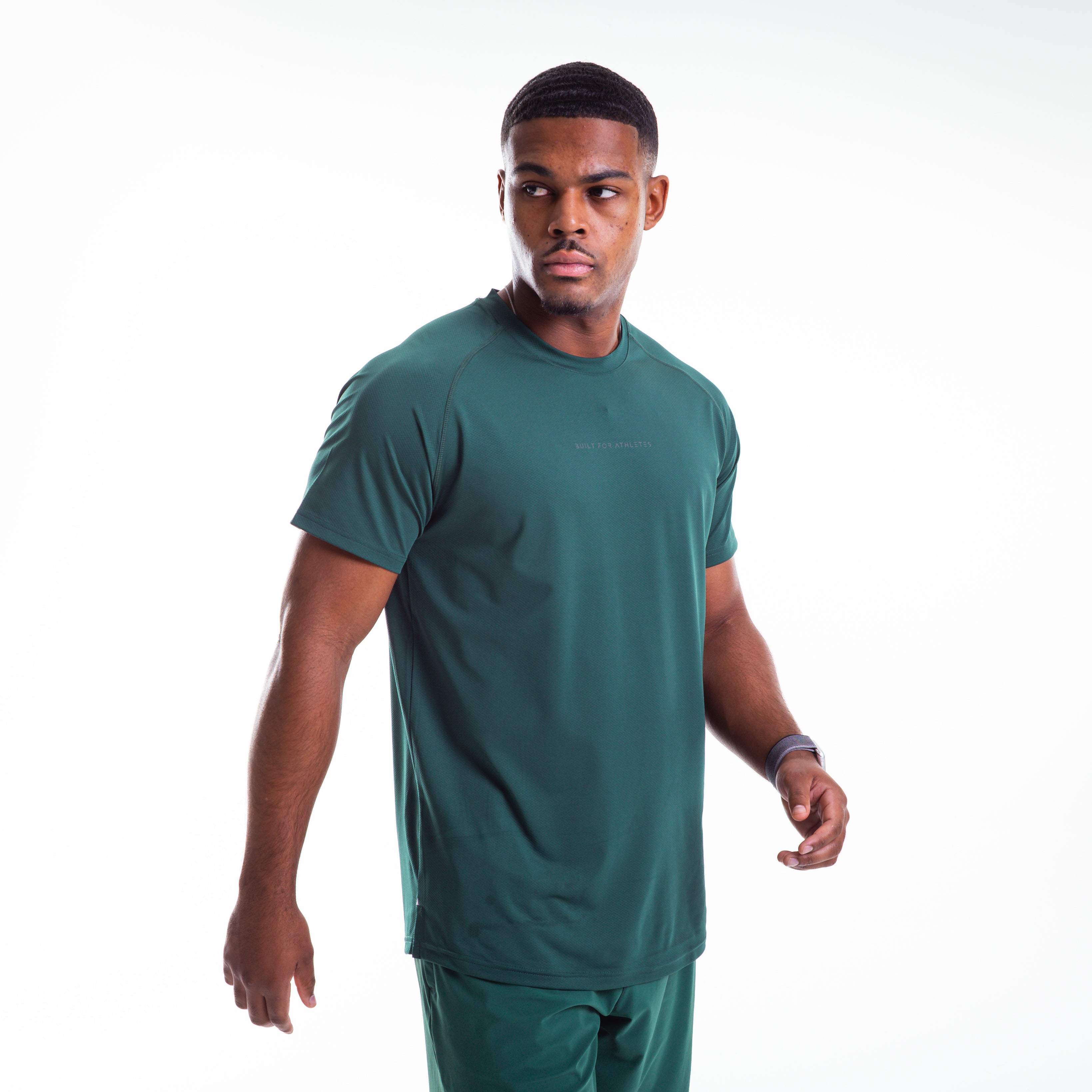 Men's Forest Green Training T-Shirt